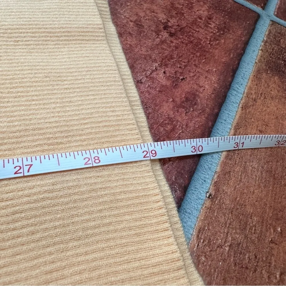 NWT Paige Ribbed Elana Skirt in Light Orange Peel - Image 7