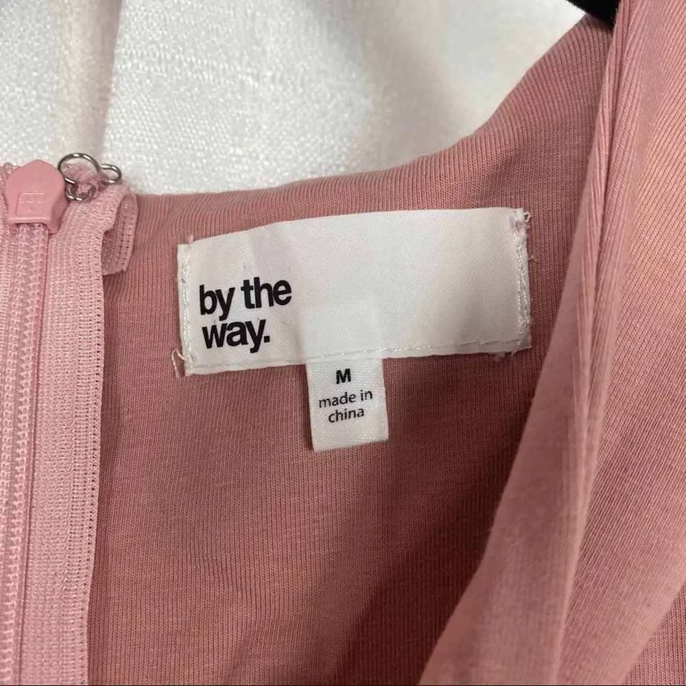 Revolve By The Way. Mauve Pink Mia O Ring Bodycon Mini Dress Sz.M NWT - Image 8