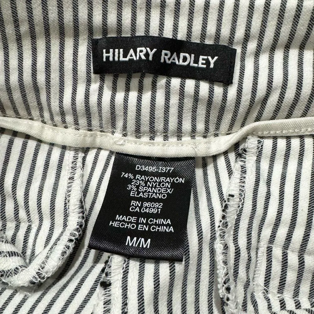 Hilary Radley Pinstripe Bermuda Shorts Women’s Medium - Image 2