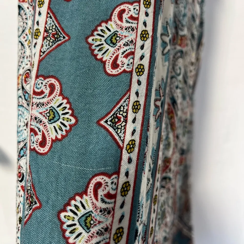 Free people Intimately free people high neck halter paisley boho dress size sm - Image 11