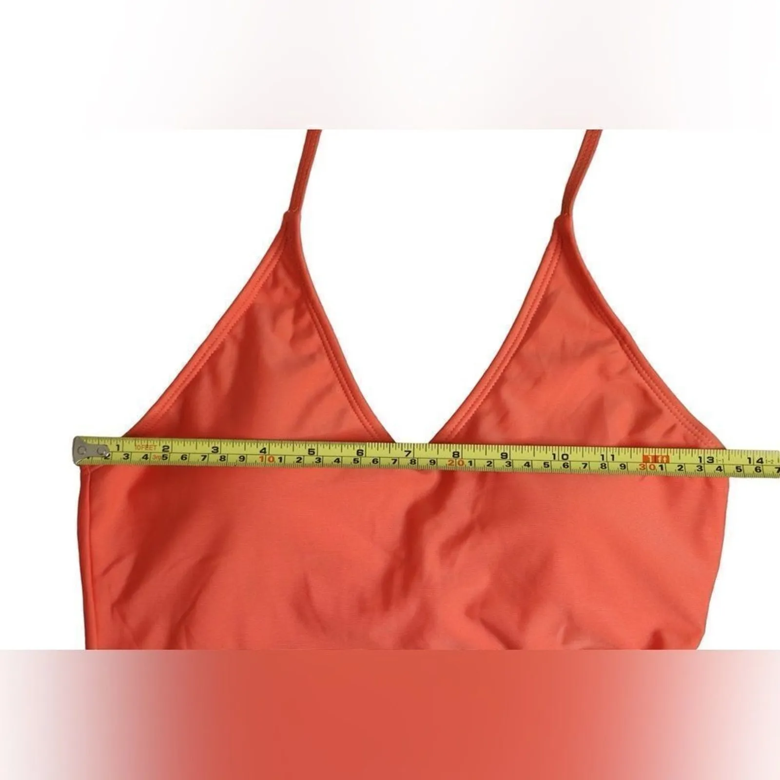 Bobbie Brooks Cheetah Animal Print 2pc Tankini Swimsuit MEDIUM Beach‎ Vacation Orange - Image 4