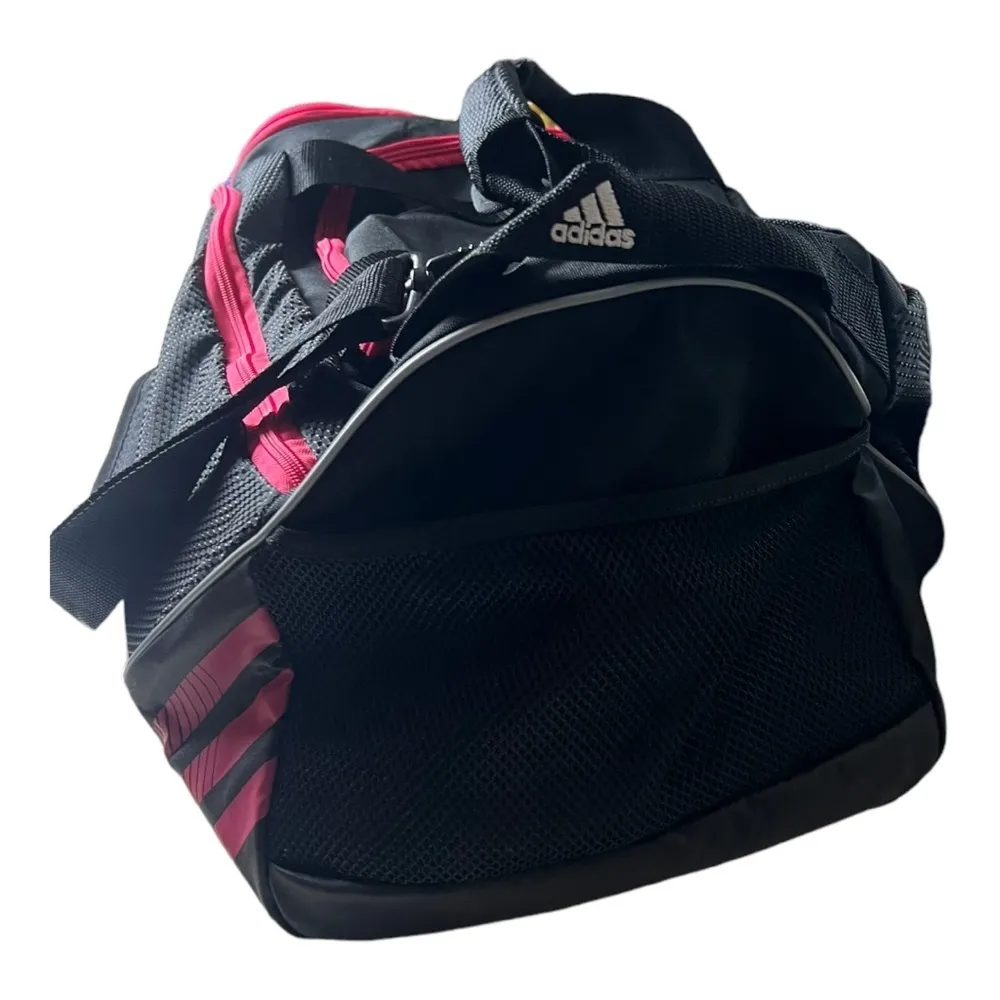 Adidas Black Pink Clima proof Duffle Athlete Bag - Image 6