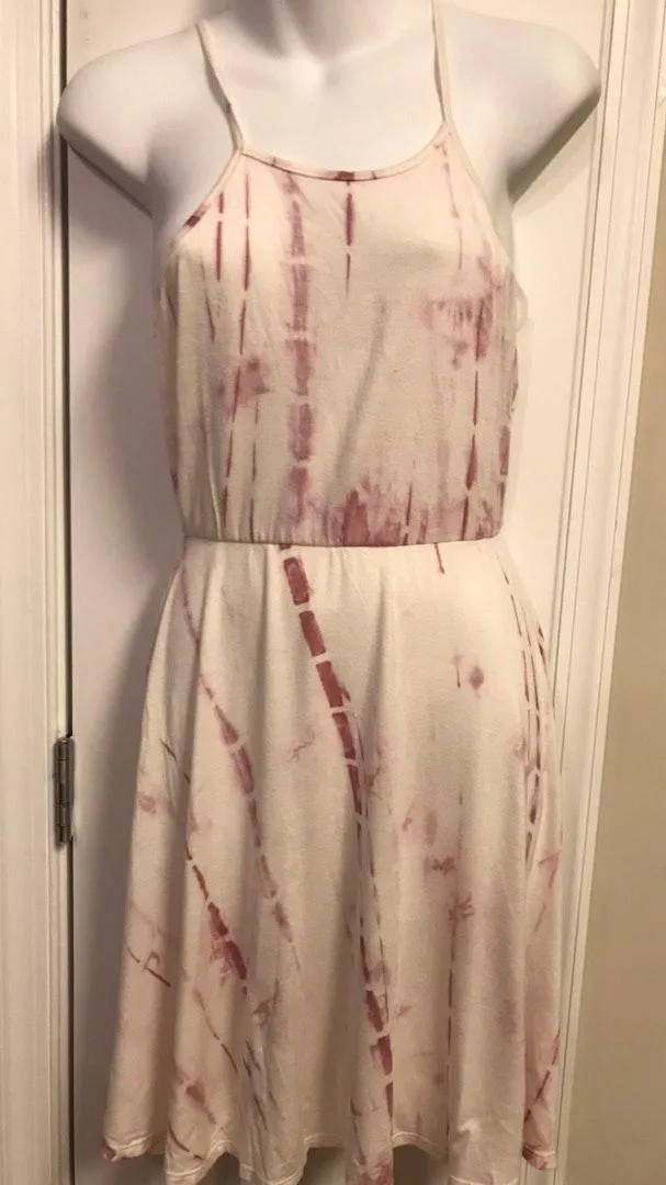 Tie Dye Fit Flare Sundress Dress - Image 2