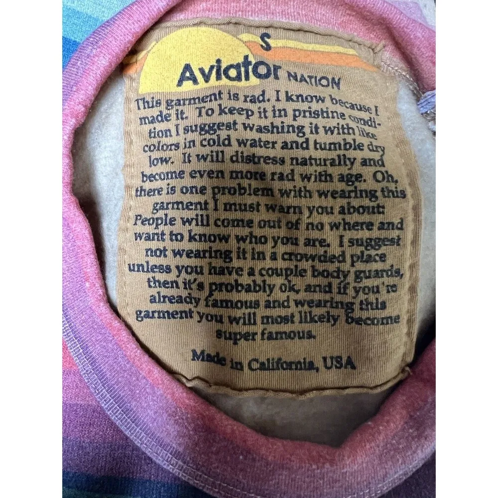 TULUM BOLT STITCH SWEATSHIRT LIGHT KHAKI WOMEN’S SIZE SMALL - Image 7