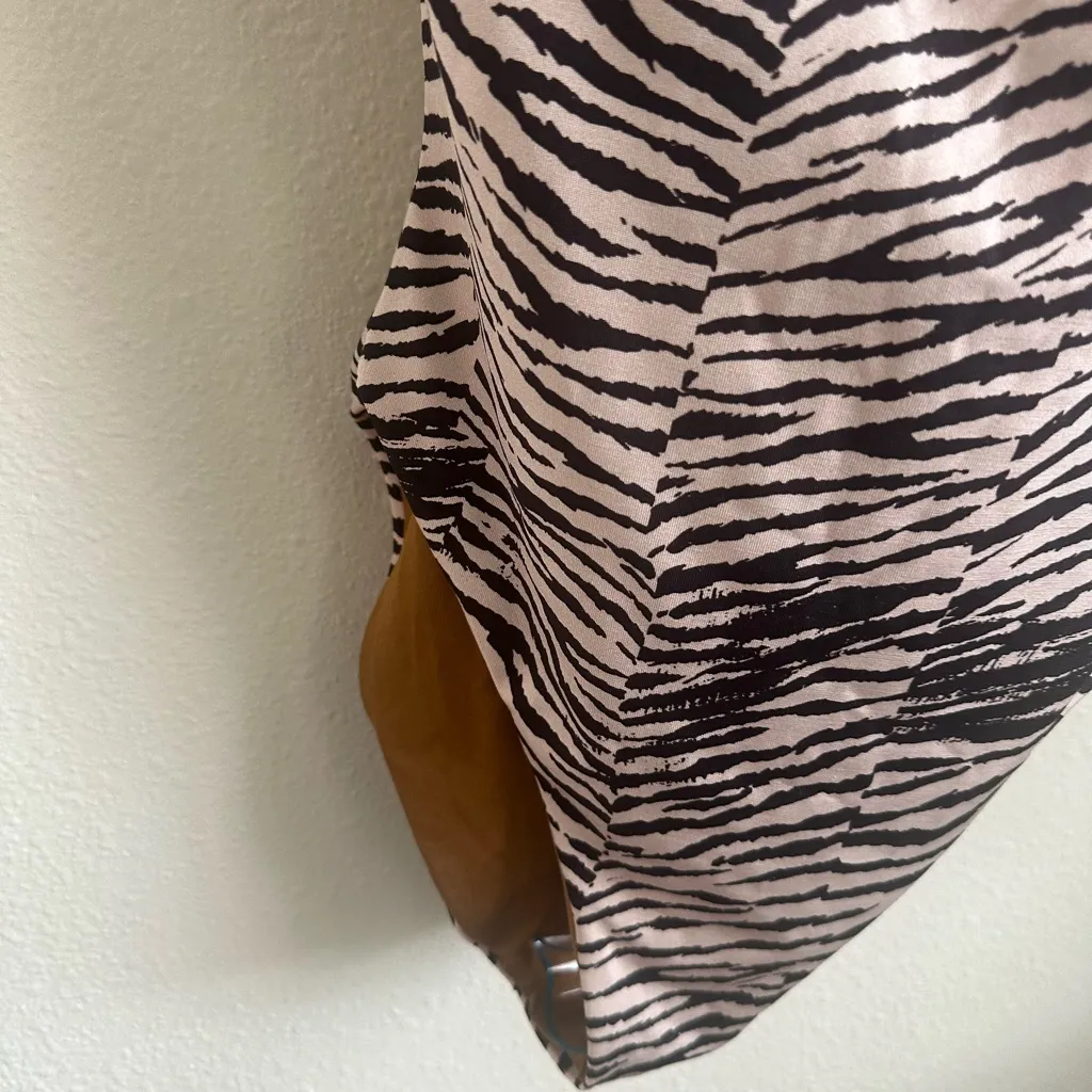 WET Zebra Print Swim suit. Brown - Image 5