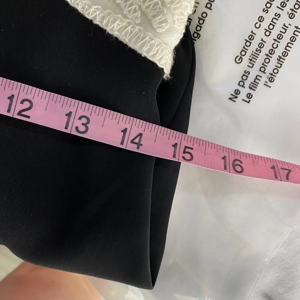 NWT Tadashi Shoji Embroidered Tulle Lace Ivory Color-Block Dress BallGown Size 6 - Image 7