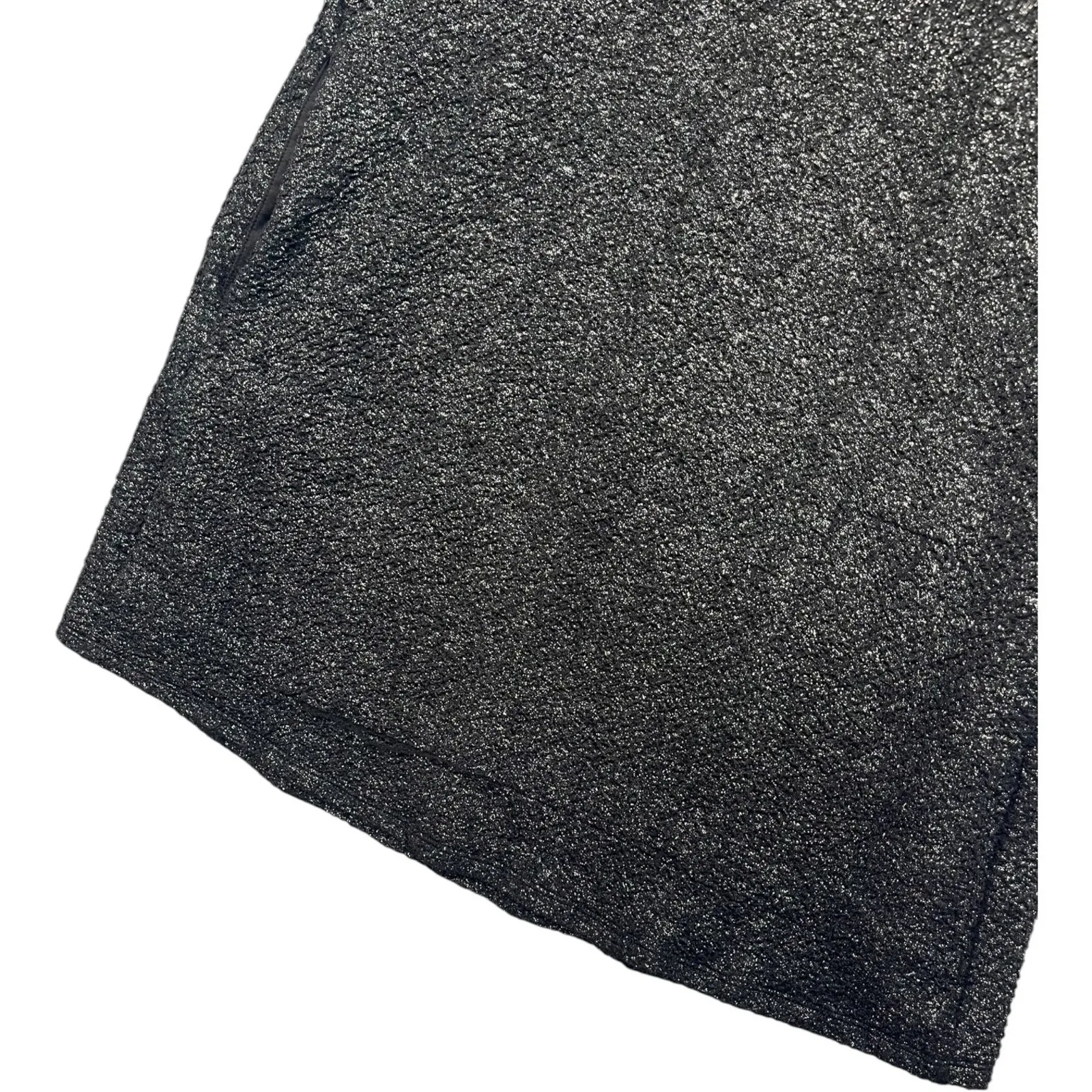 NBD Womens Dress Small Black Metallic Glitter Halter Mini Strappy Party Cocktail - Image 8