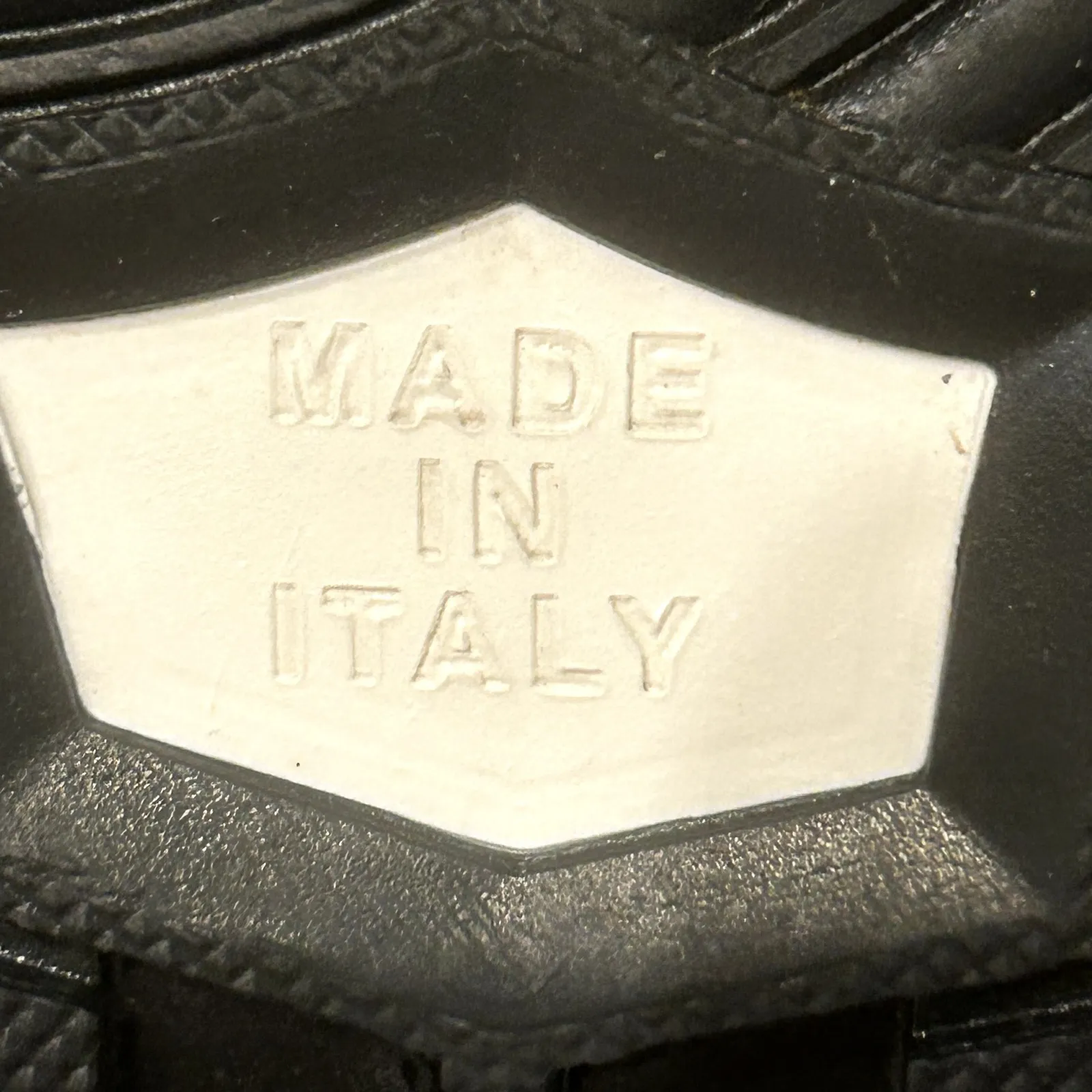 Moschino High Top Sneakers Gold Silver Metallic Leather Made in Italy Size 38 - Image 3