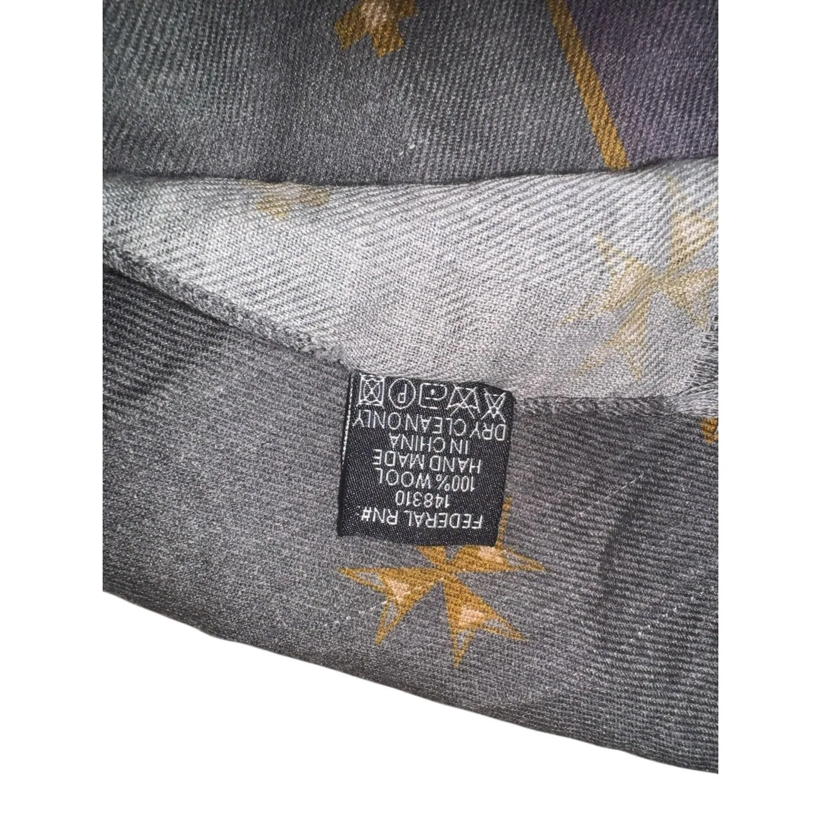 8th Gen Wool Scarf 23x67 Old Money Academia Dark Jewel Tones Warm Native Light Purple - Image 4