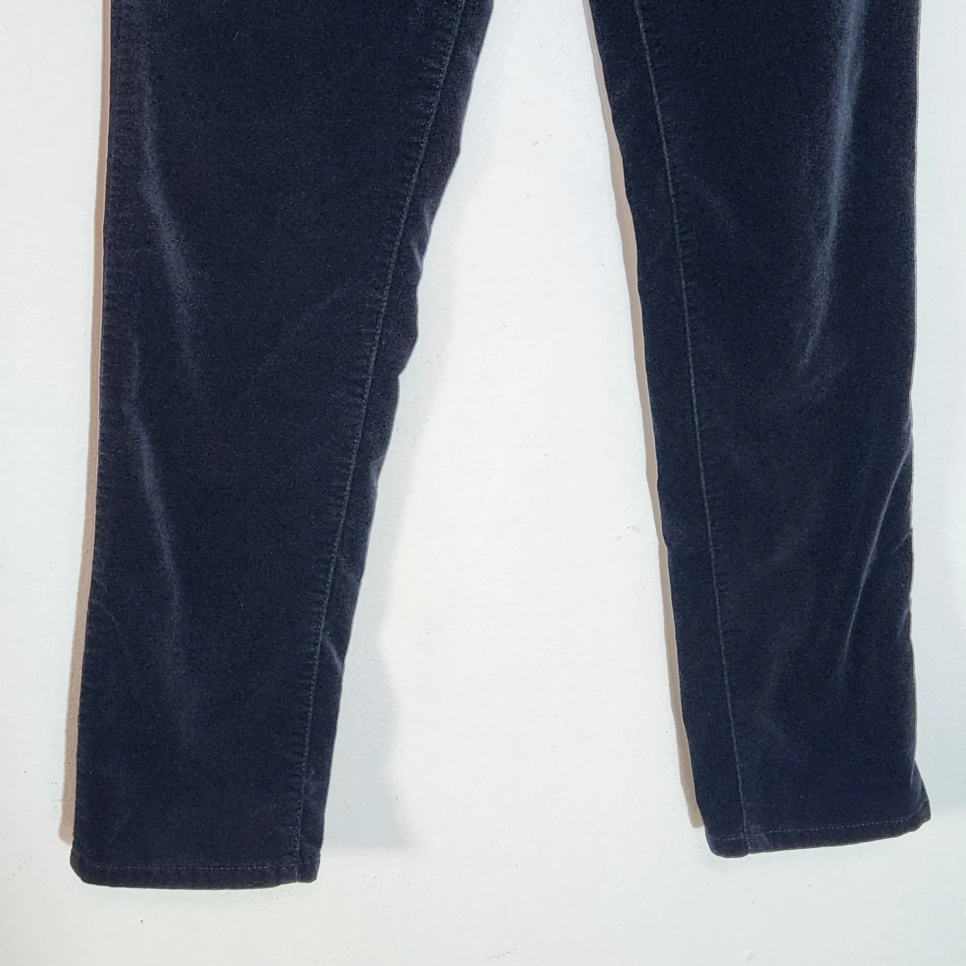 Talbots Black Velvet Pants Size 2 Petite Black Velveteen Straight Leg Pant - Image 5