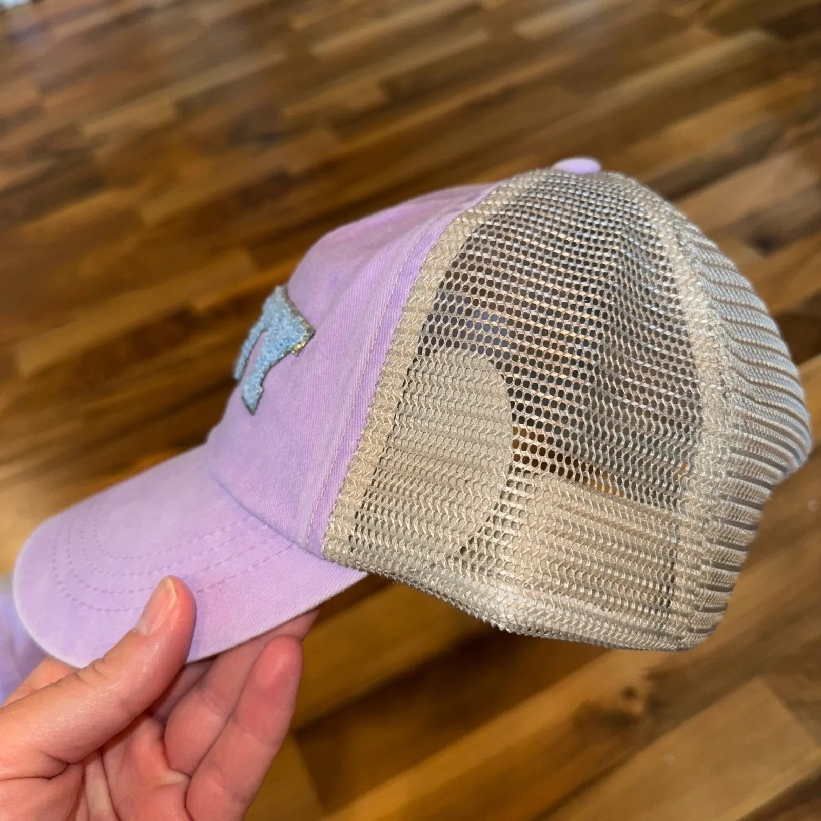 Salty‎ Trucker Hat Lilac Light Purple Embroidered Graphic Mesh Back Summer Cap - Image 3