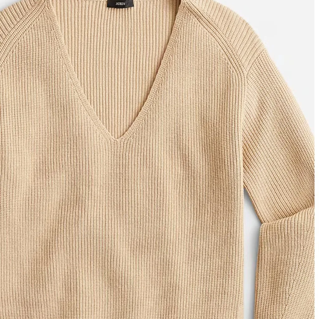 J.Crew  Ribbed V-neck beach sweater - Image 7