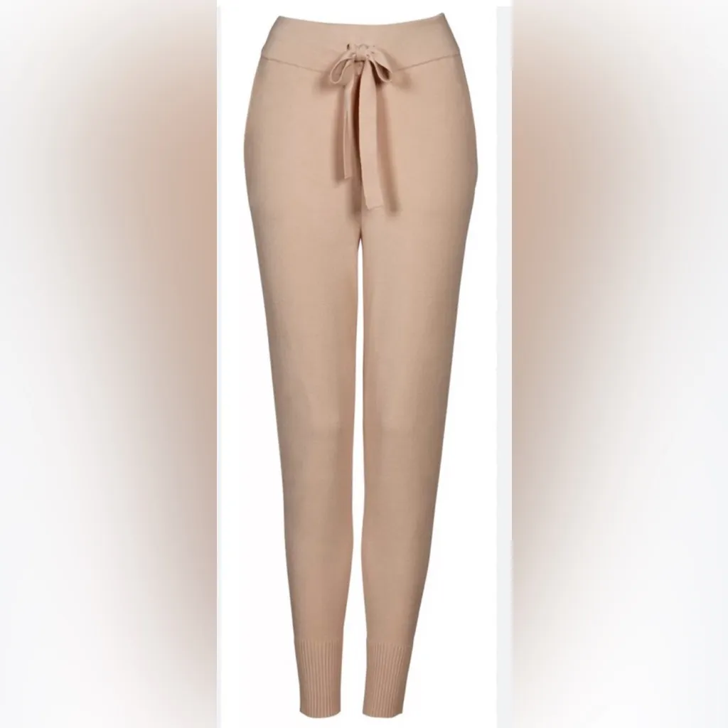 Calia by Carrie Underwood Cozy Barely‎ Khaki Sweater Joggers/Lounge Pants Sz Med - Image 8