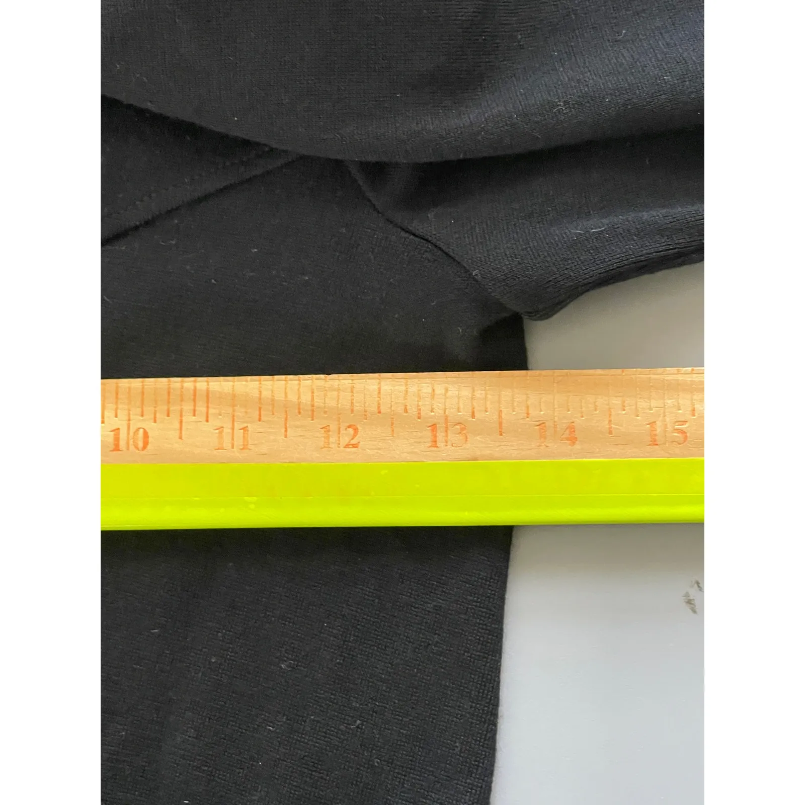 Wolford Wool Cotton Blend V Neck Pullover Knit Sweater Size XS Black - Image 7