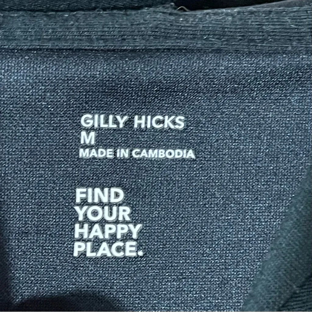 Gilly Hicks Black Cropped Zip-Up Hoodie - Image 2