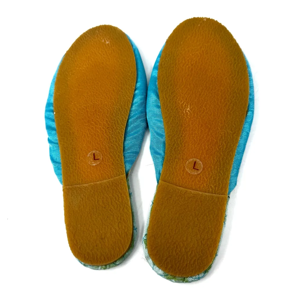 AMY by AMY JO GLADSTONE slippers, size L Blue - Image 8