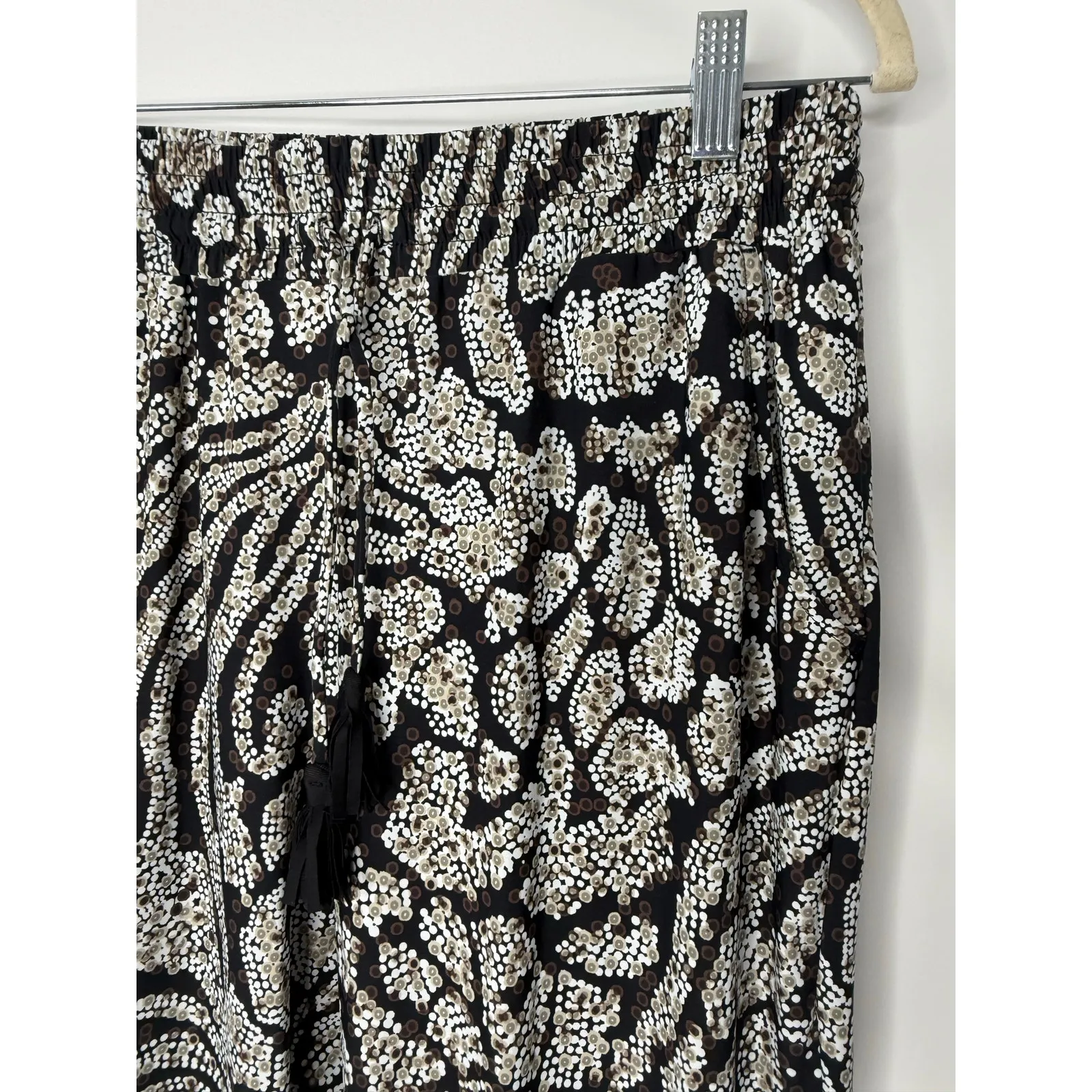 NEW Tommy Bahama Playa Brava Beach Pants Black White Print UPF 50 Size S - Image 3