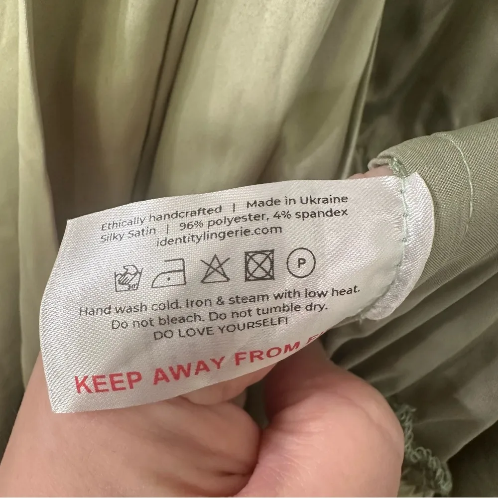 NWT Identity Lingerie Sage Green Bridesmaid Infinity Dress - Image 6