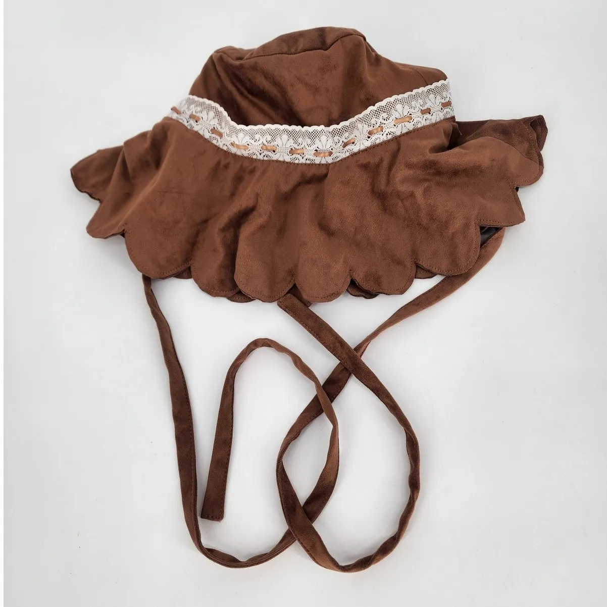For Love & Lemons Hadley Faux Suede Prairie Set Women's Size Small - Image 12