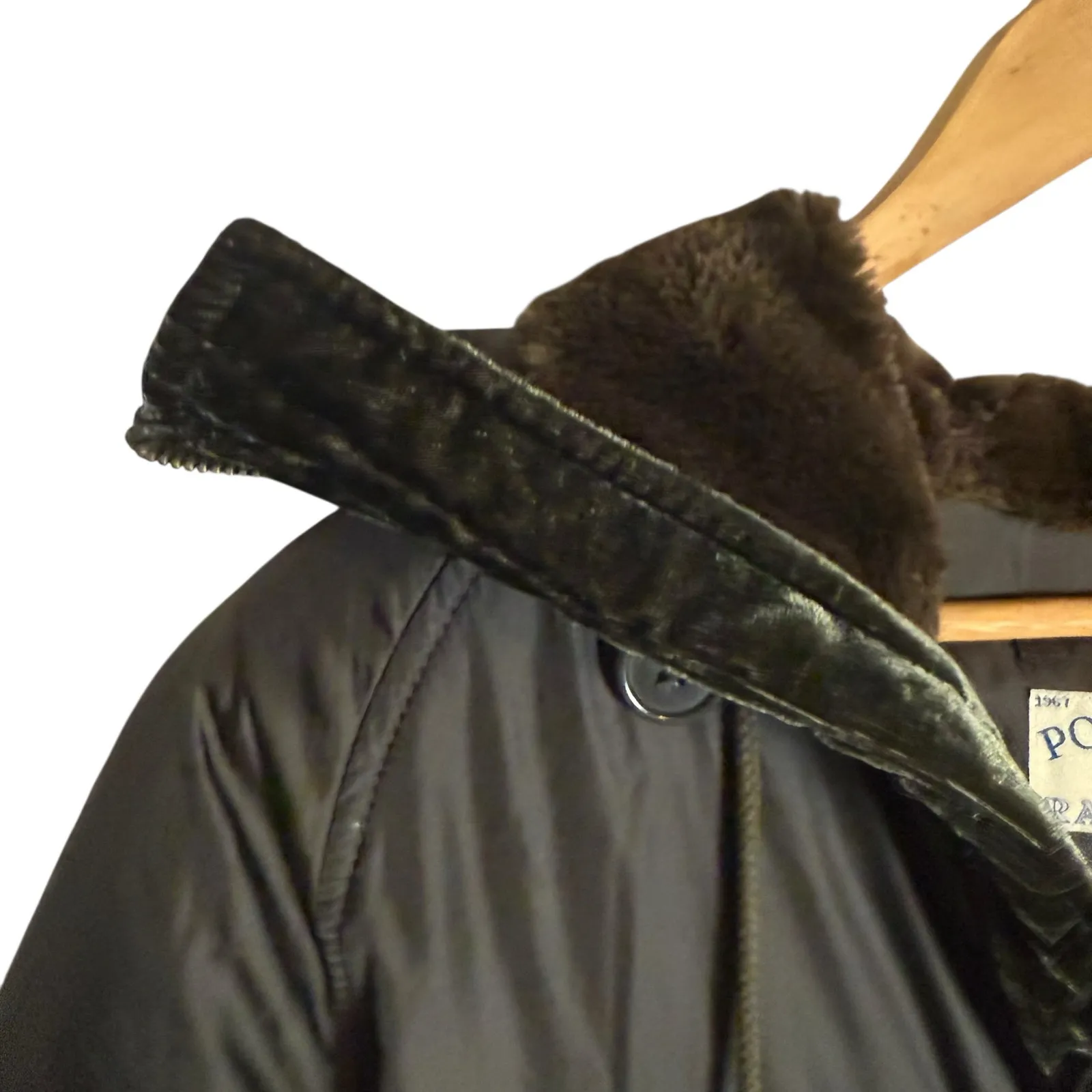 Vintage Polo Jeans 90s Y2K Green Hooded Bomber Puffer Jacket Small - Image 6