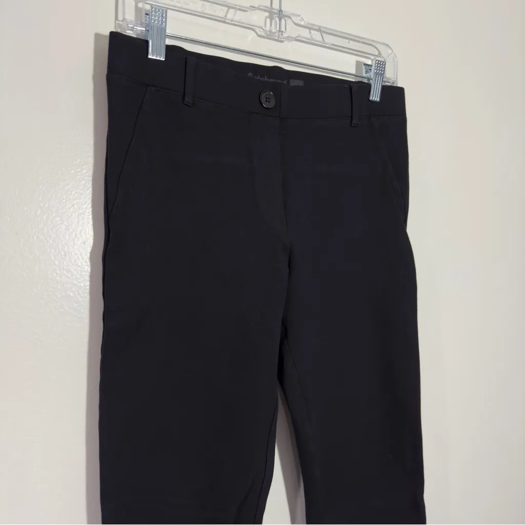 Betabrand Classic Dress Pant Yoga Pants Straight In Black Size Medium - Image 5