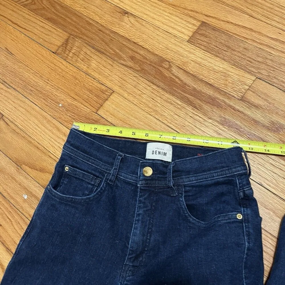 Sézane Sezane Slim Parfait Dark Wash Blue Slim Fit Jeans Size 28 - Image 10