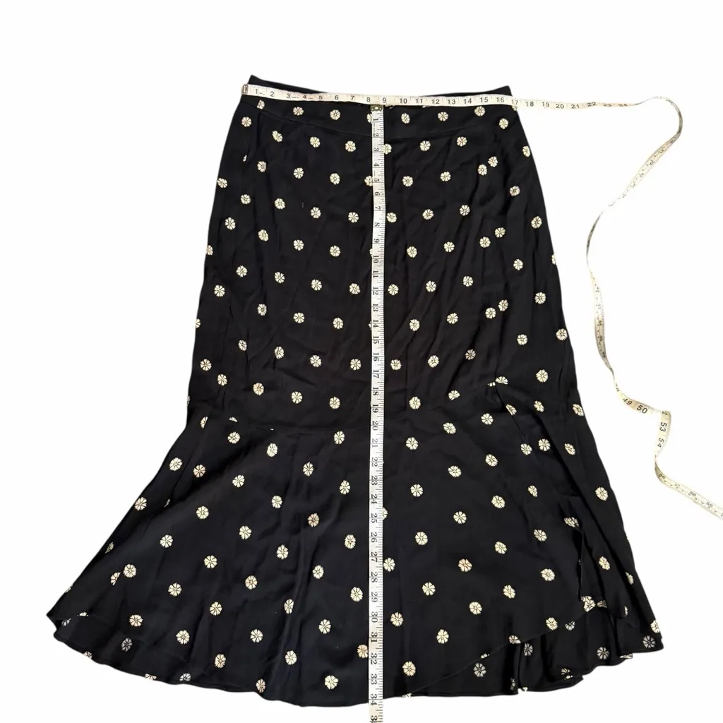 Madewell Flounce-Hem Midi Skirt in Bloom Dot Size 14 - Image 5