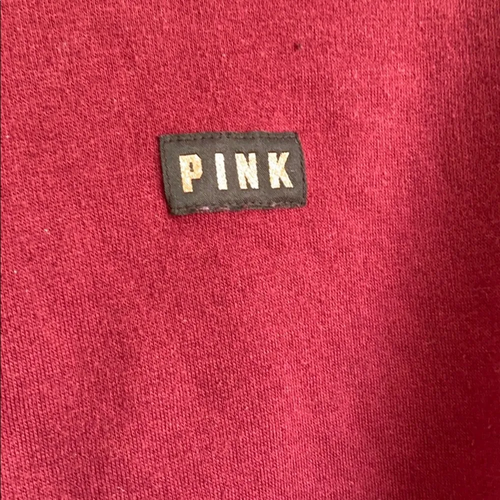 PINK VS Burgundy Mesh Hoodie - Image 3