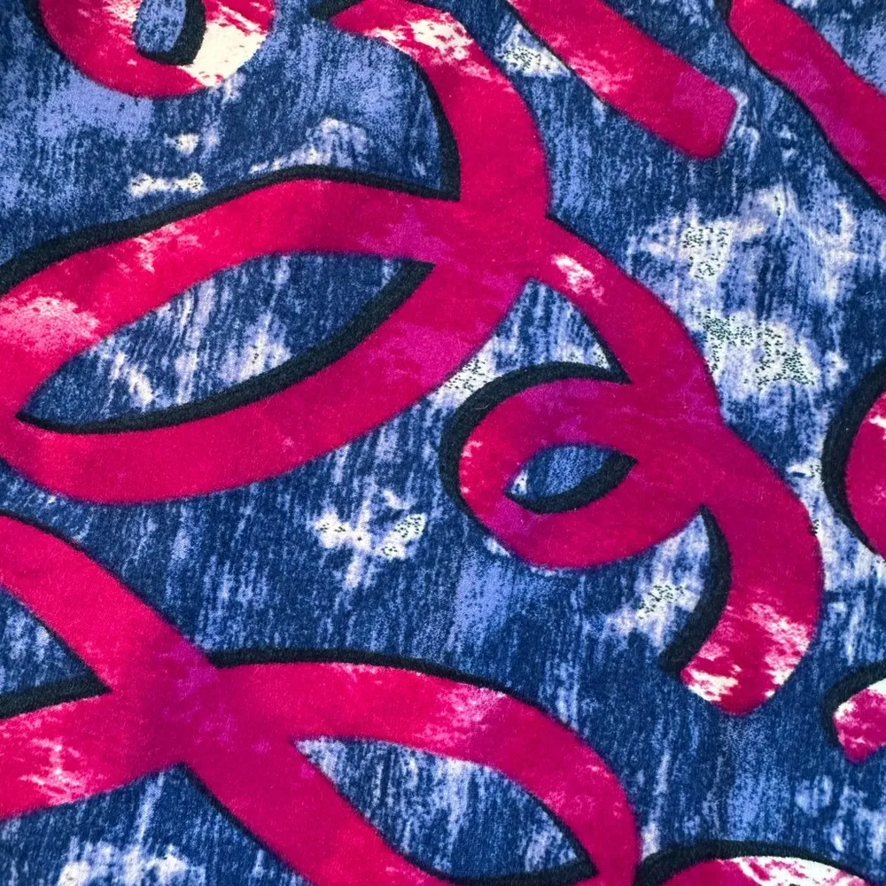 LuLaRoe Limited Edition Breast Cancer Awareness Leggings Pius Size T/C 1X NWOT - Image 4