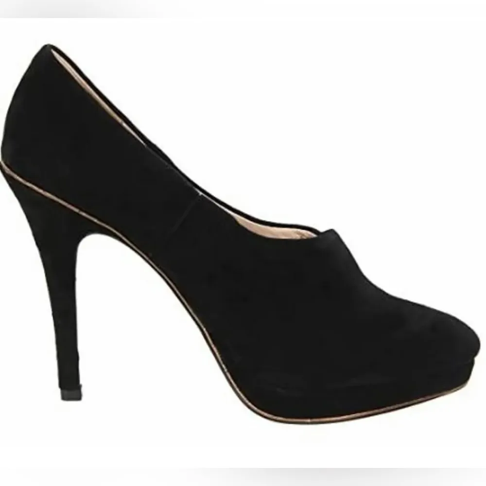 Juicy Couture Elyssa Platform Booties in Black Suede Size 10 - Image 2