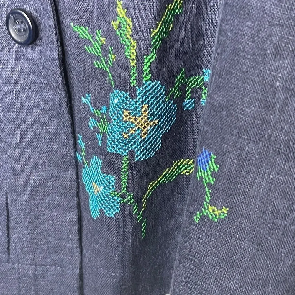 Studio Ease Linen‎ Blend Dress Set Size 10 - Image 11