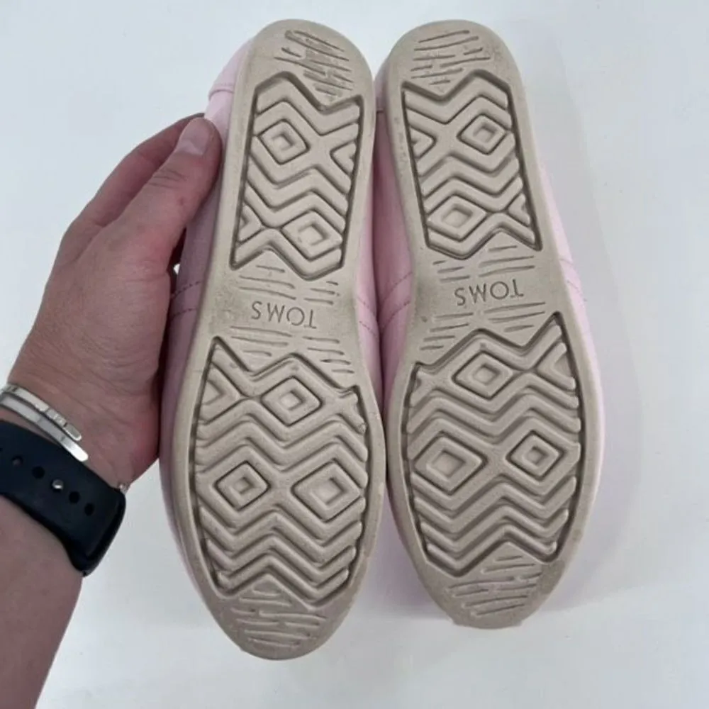 Toms‎ Women's Alpargata Light Pink Good Vibes Loafers Size 7.5 - Image 5