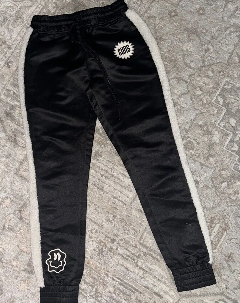 NWOT Phoenix Suns Mitchell & Ness Pants Women's Medium Sherpa - Image 1