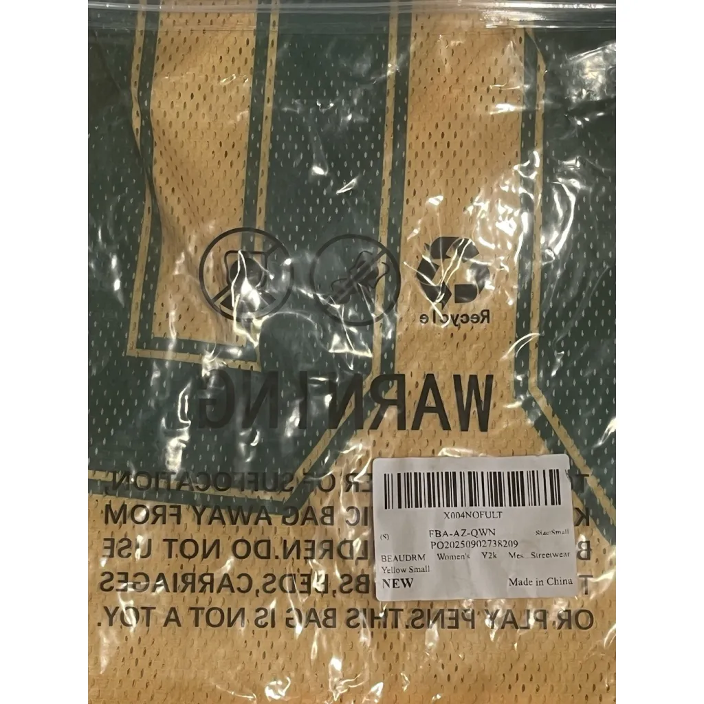 Beaudrum Hockey Jersey Women's Small Yellow Green Soccer Sports Mesh Oversized - Image 10