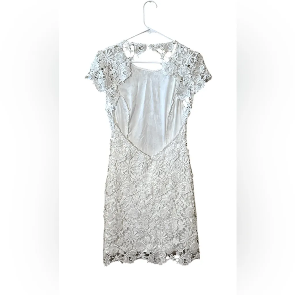 Lulu's White Lace Mini Dress,Size S NWOT - Image 7