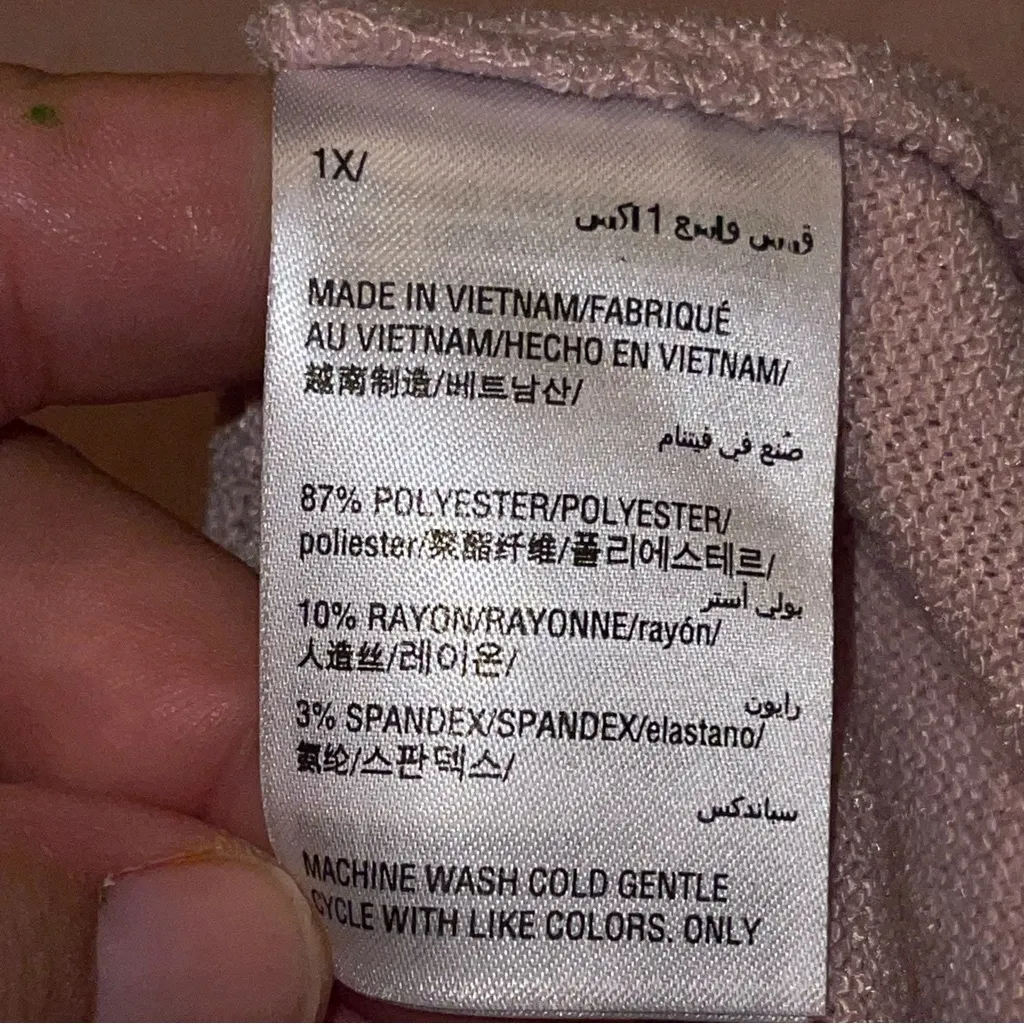 INC International Concepts Sweater Pink Size 1X - Image 7