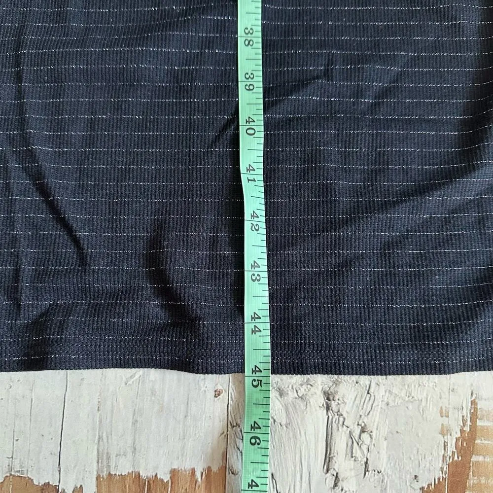 Marine Layer Lexi Rib Turtleneck Midi dress Size XS Sky Captain - Image 12