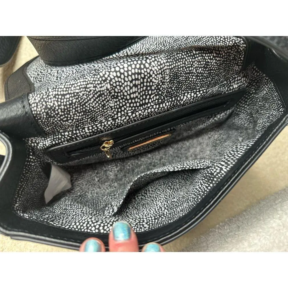 Steve Madden: Black Riveted Crossbody Bag - Image 3