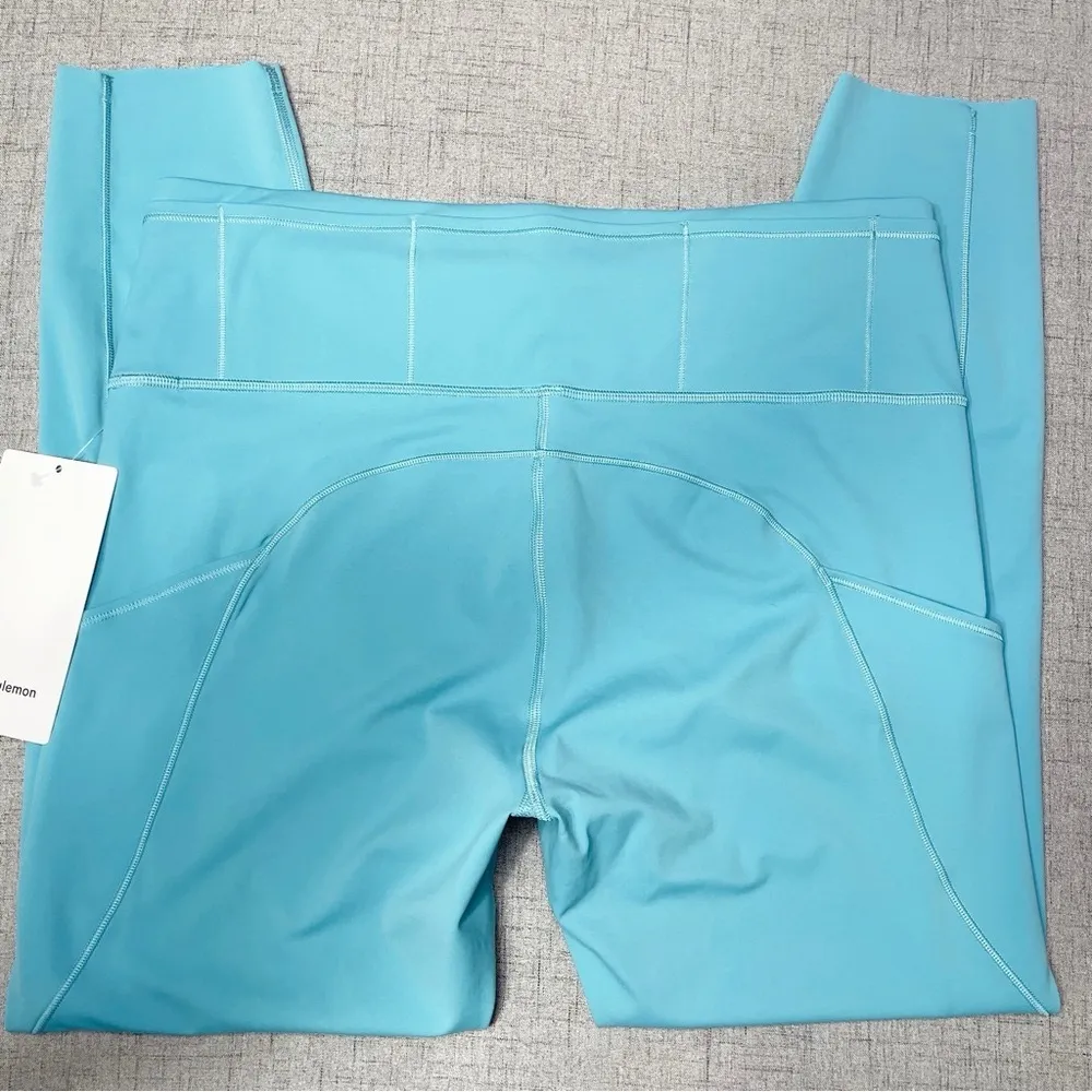 Lululemon Fast and Free High Rise Tight Tidal Teal Leggings 12 NWT - Image 6
