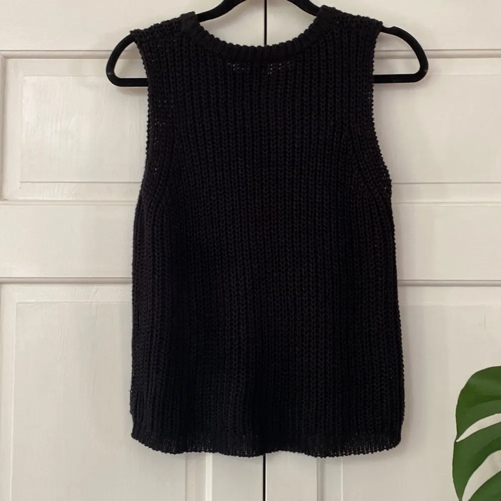 Gentle Fawn Dunbar Sleeveless Knit Tank -‎ Black XS NWT New Blouse Fall Photo - Image 10
