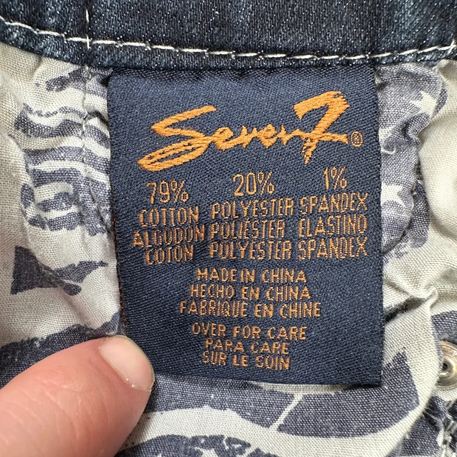 Vintage Seven 7 For All Mankind Jeans Women 25 Flared Bootcut Embellished Denim - Image 10