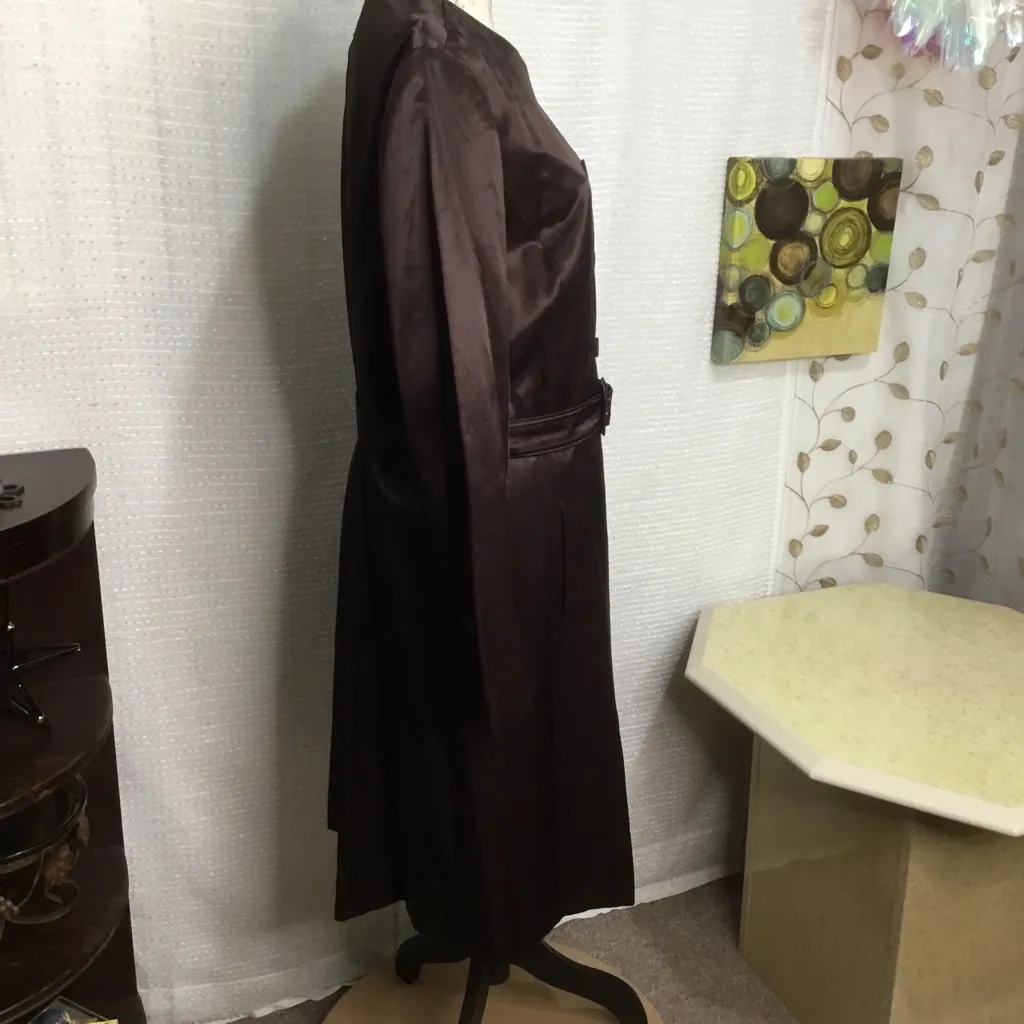 Axcess Long Lightweight Overcoat Purple Size 14 - Image 3