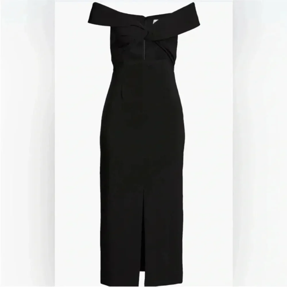 Finders Keepers Mae Midi Slit Dress Cocktail Formal Sexy Evening US 4 Small AU 6 - Image 4