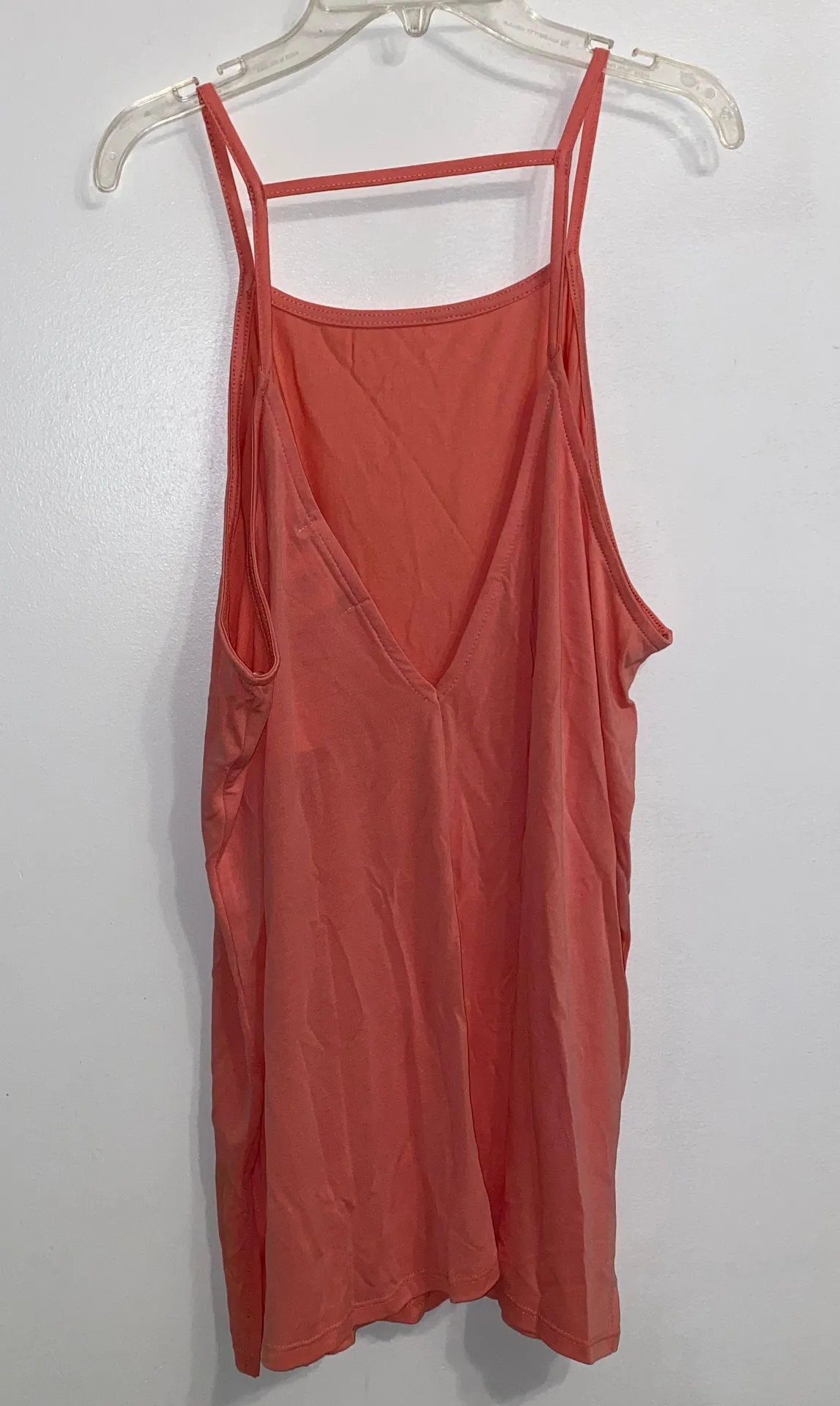 Anthropologie NWT $58  Eri + Ali Pink Sheer Open Back Tank XL - Image 6