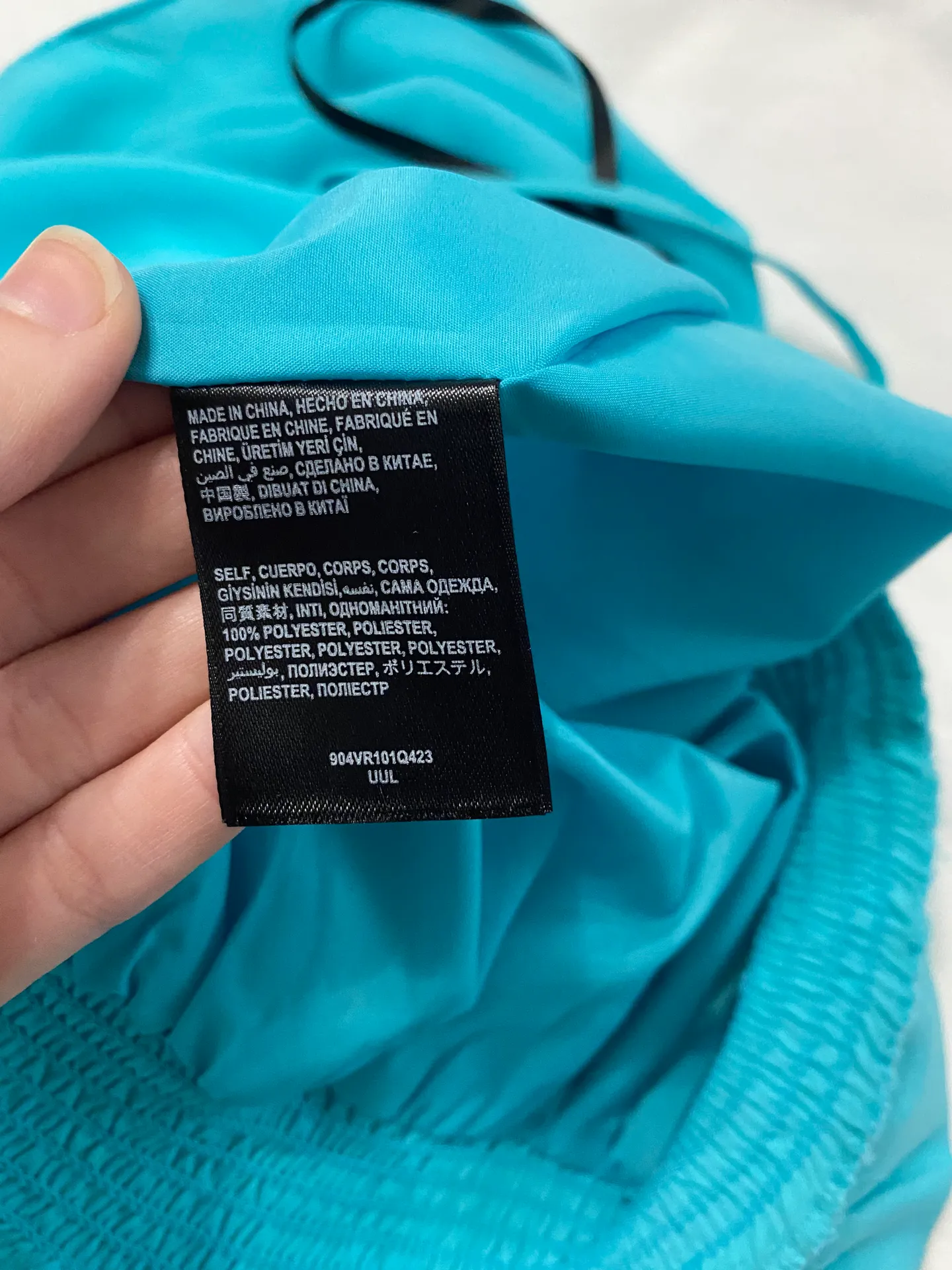 Bebe Blue Spaghetti Strap Romper - Image 9