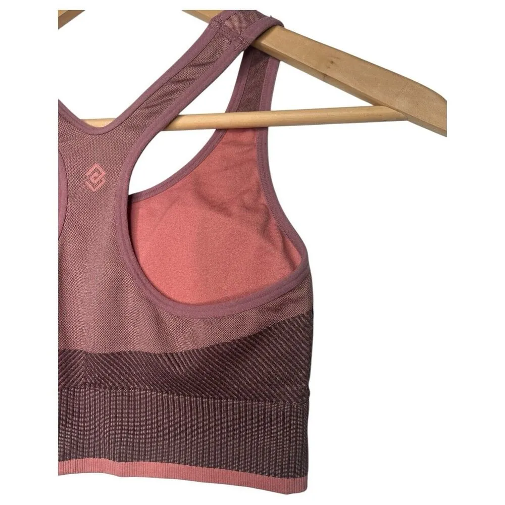 ThirdLove Sports Bra Womens S Kinetic Impact Seamless Light Padding Mauve Pink - Image 9