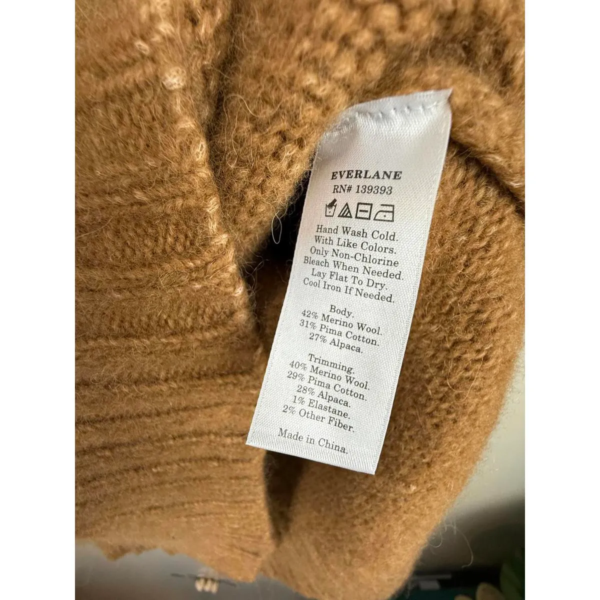 Everlane Rust The Cloud Turtleneck Sweater - Size - XS - Image 4