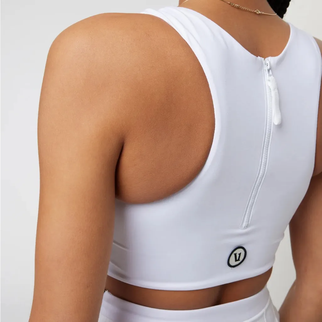 Vuori Performance Set Dress White pleated skirt - Image 5