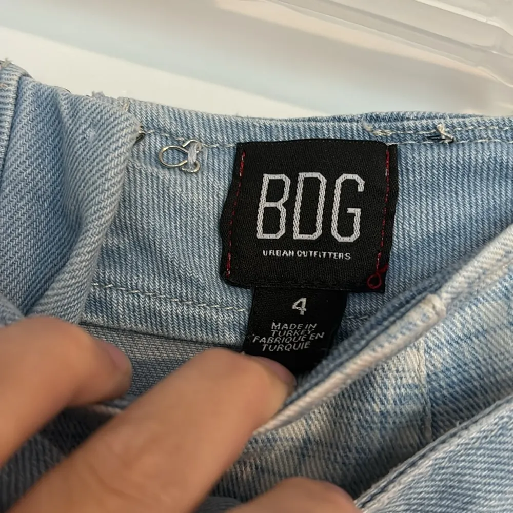 BDG by Urban Outfitters Checkered Jean Shorts - Image 2