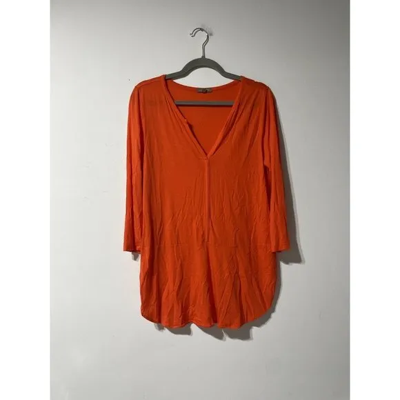 Lilla P Orange Tunic Womens Size Medium - Image 22